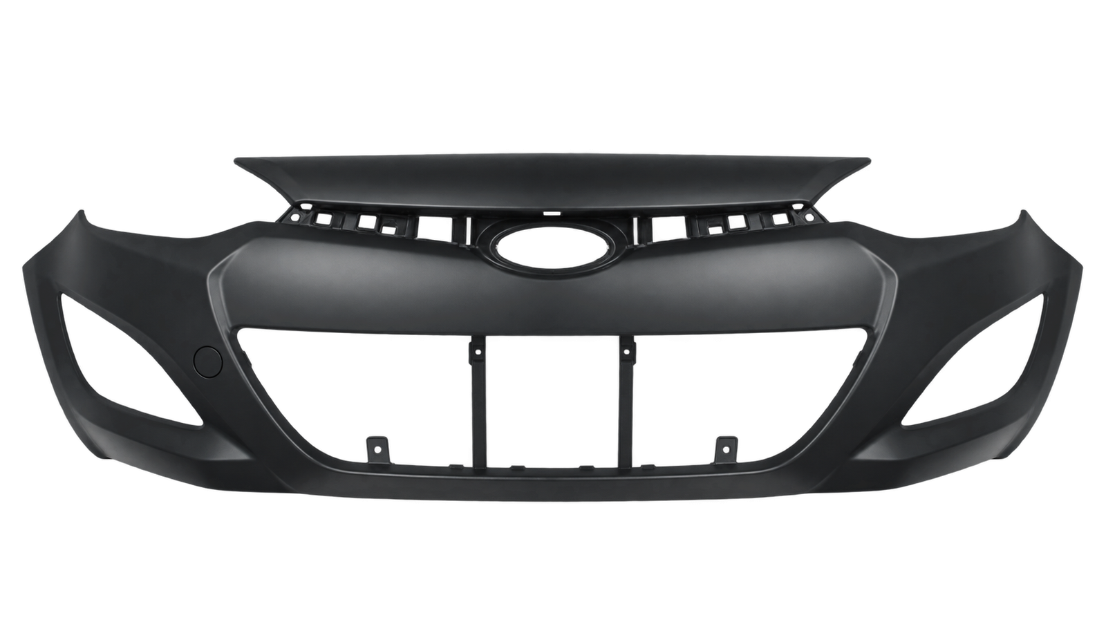 Voorbumper met mistlampgaten in primer voor Hyundai I20 2012-2014