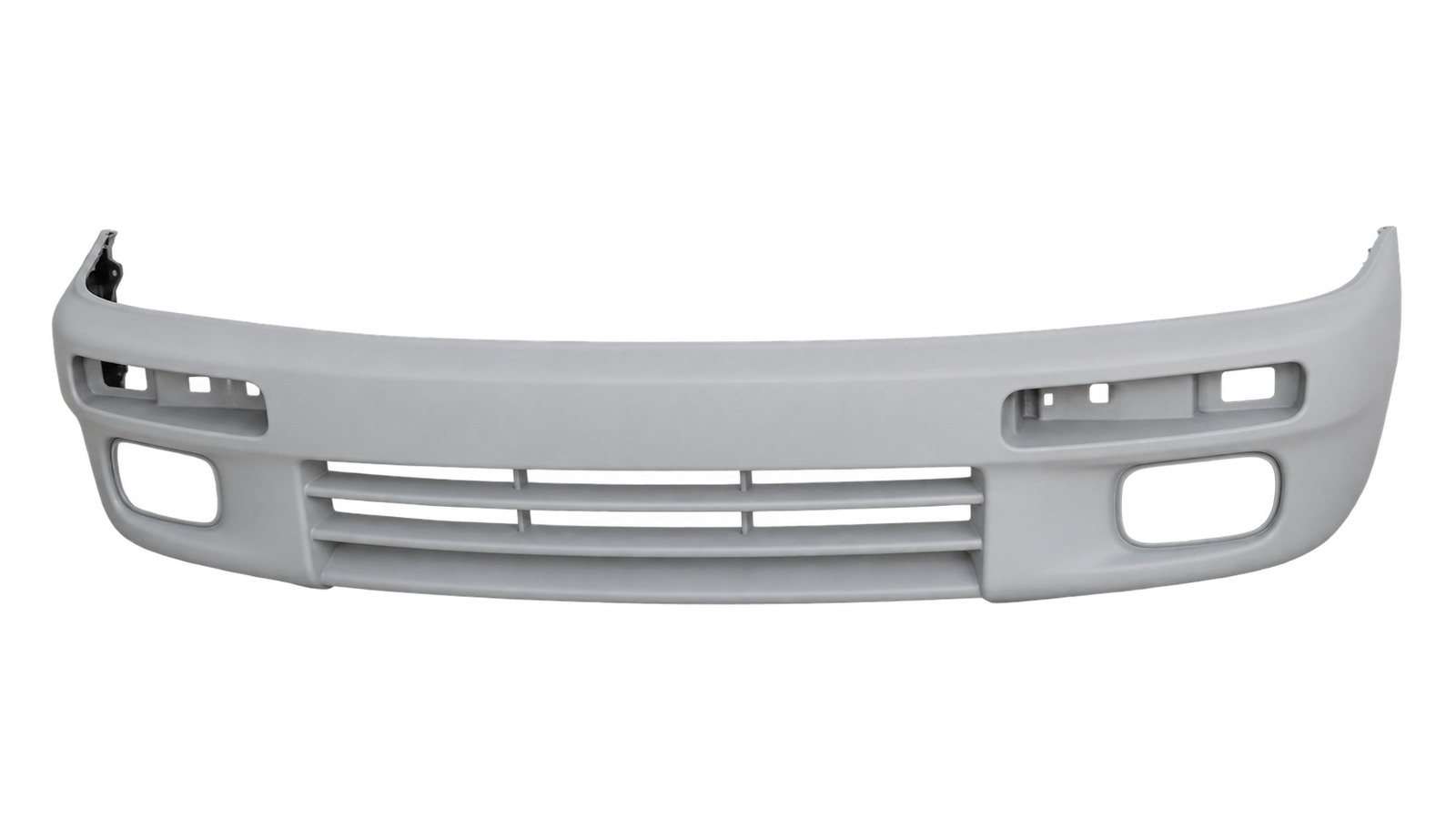 Voorbumper met mistlampgaten in primer voor Mazda 323