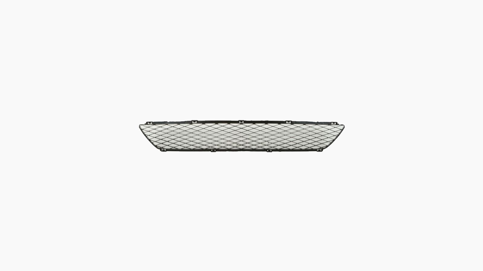 Middengrille In Voorbumper Zwart