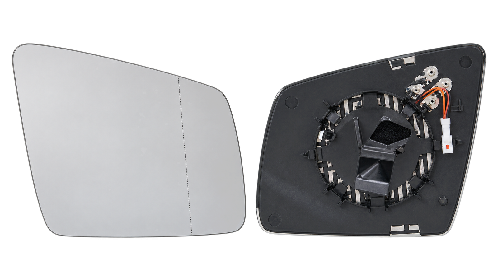 Spiegelglas links voor MERCEDES M W166 2011-2016