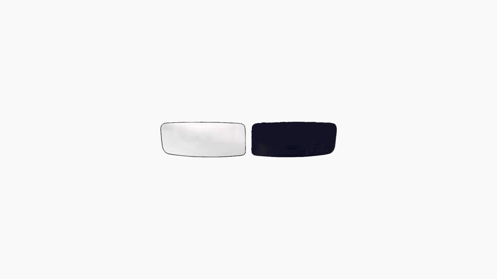 Spiegelglas Onder / Montageplaat