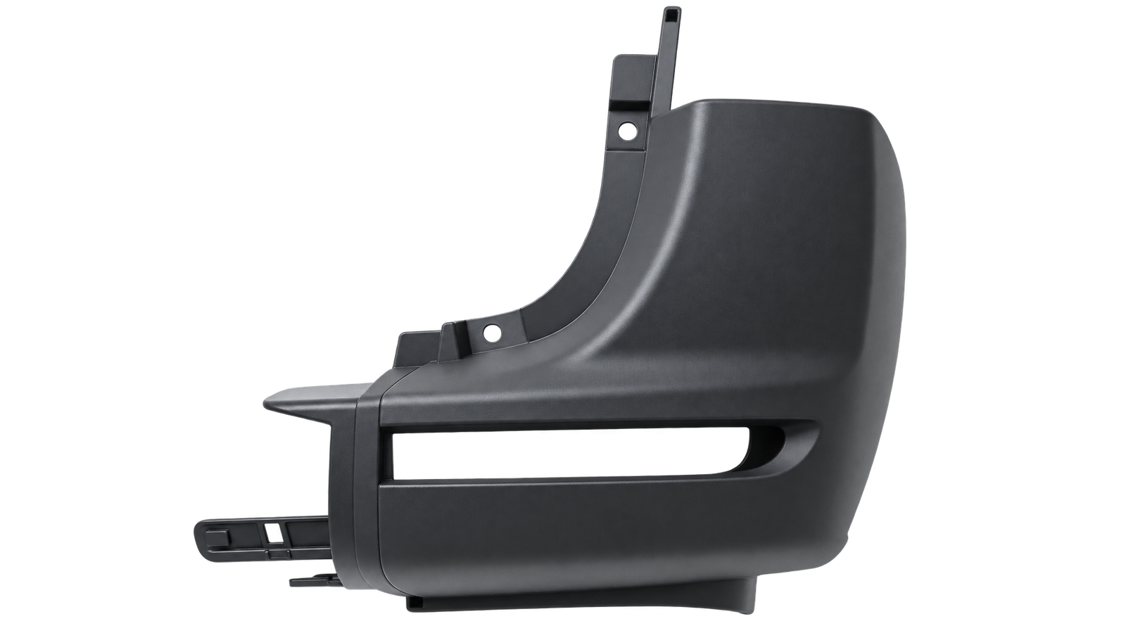 BUMPERHOEK ACHTER zwart W907