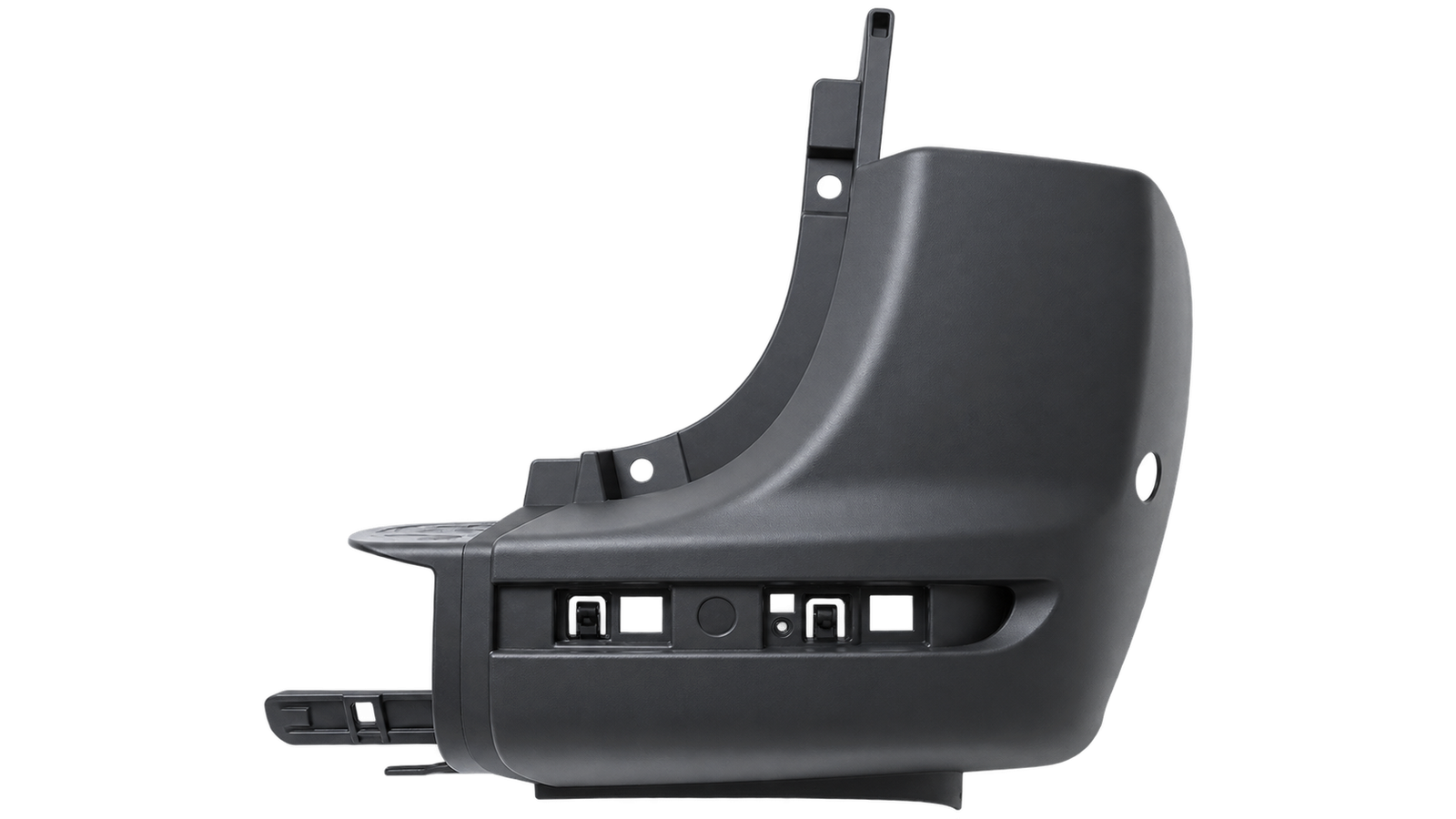 BUMPERHOEK ACHTER+side assist steun+PDC zwart W907