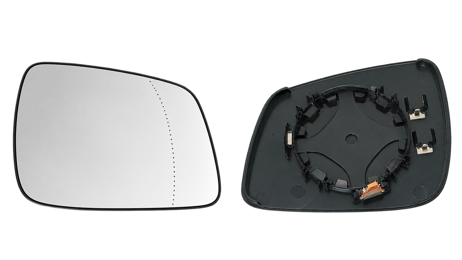 Spiegelglas links voor MERCEDES A W169 2008-2012