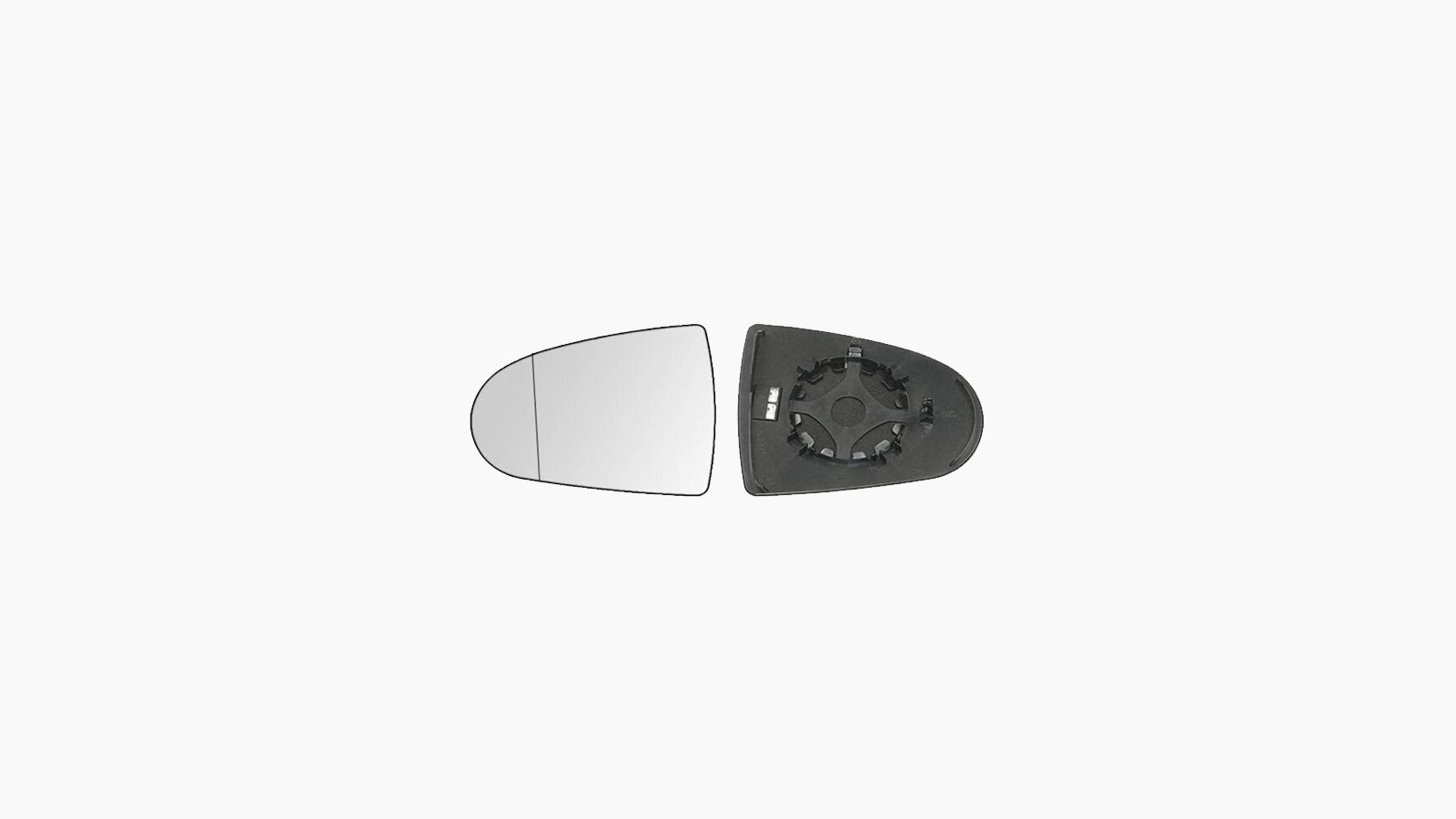 Spiegelglas Verwarmbaar / Montageplaat