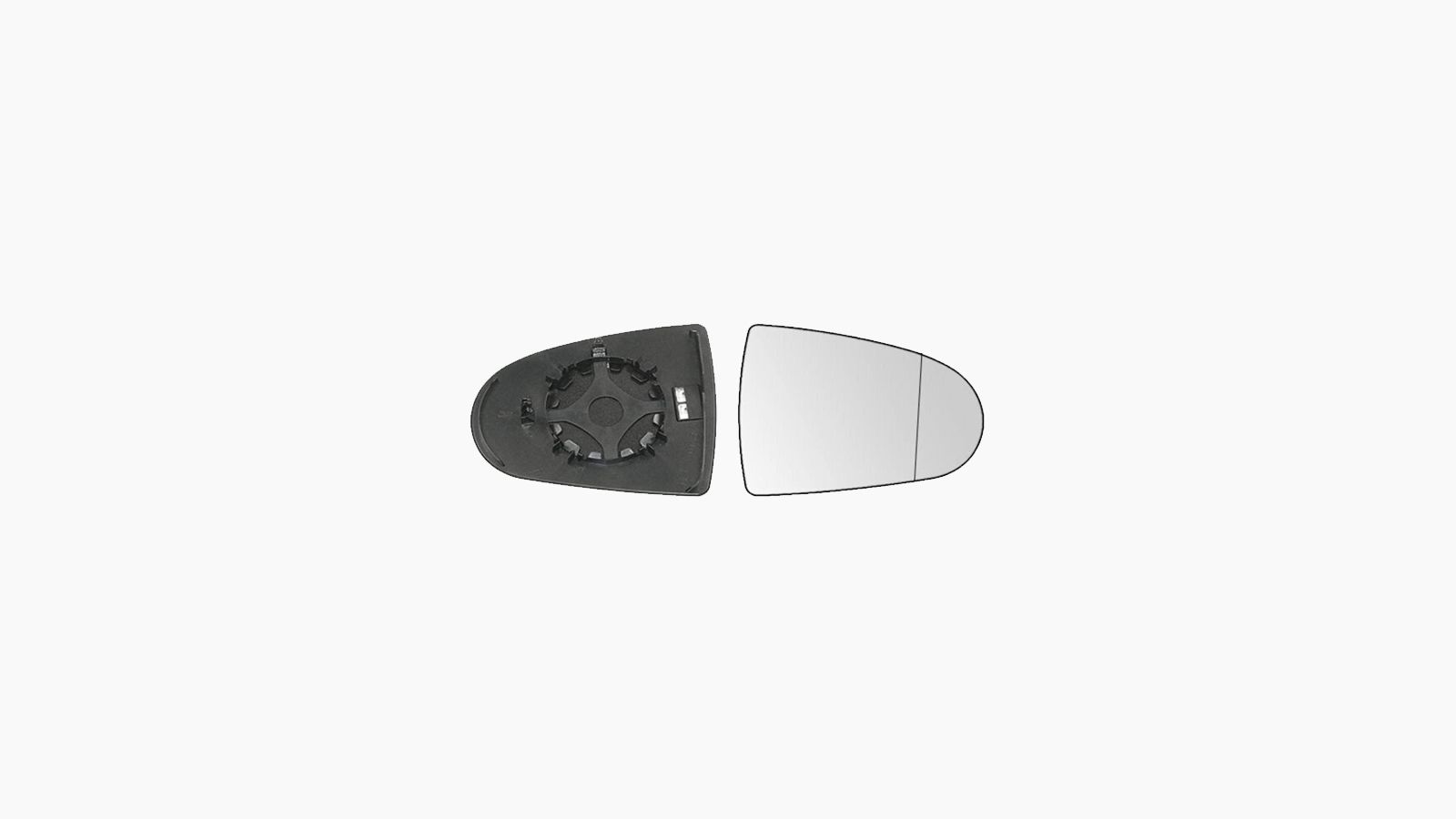 Spiegelglas Verwarmbaar / Montagepl.asferisch