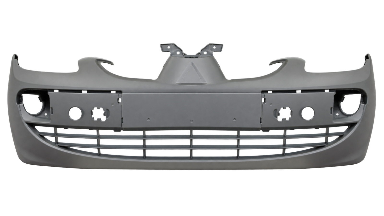Voorbumper met mistlampgaten in primer 3drs voor Mitsubishi COLT 2004-2008