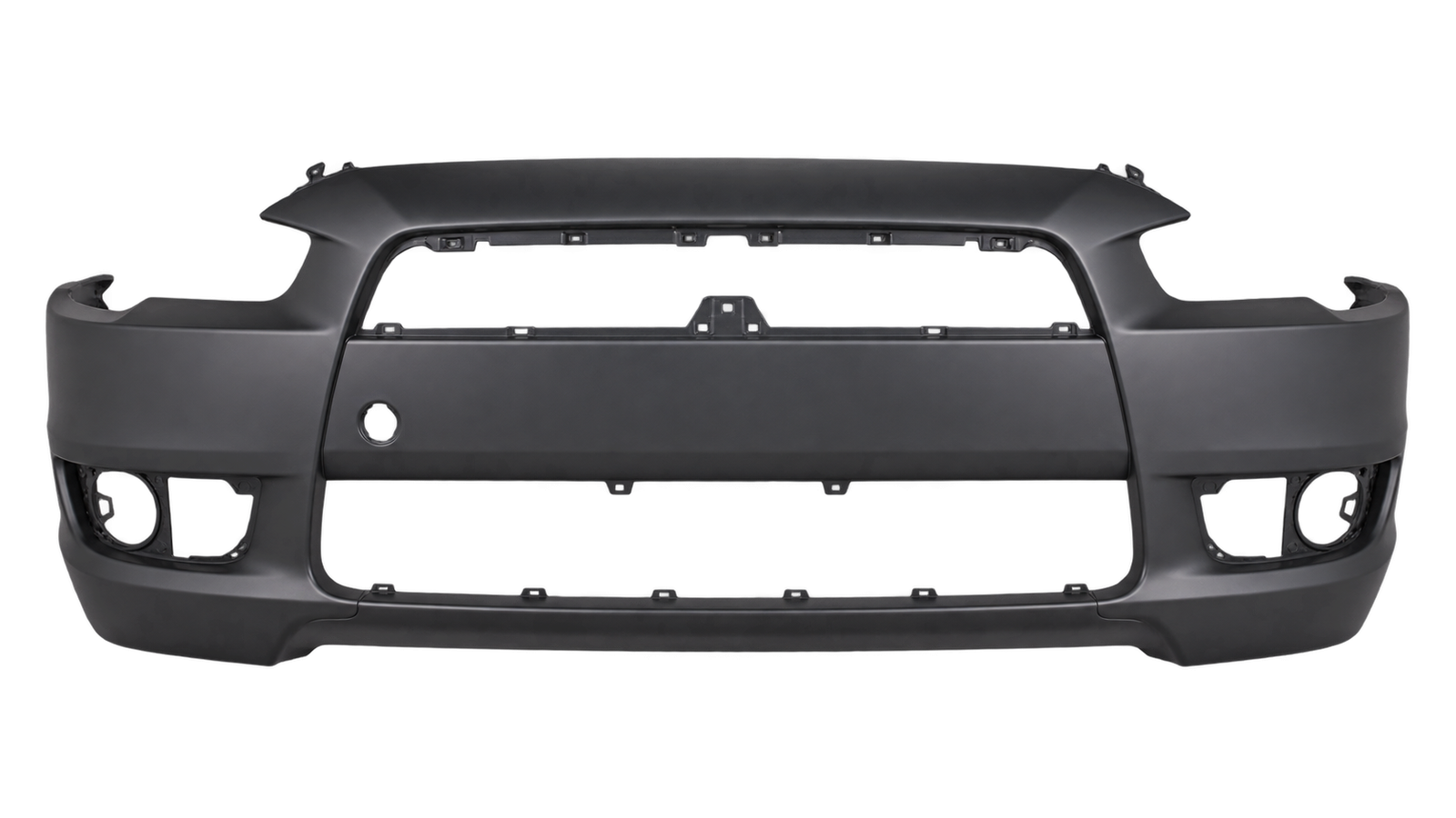 Voorbumper met mistlampgaten in primer voor Mitsubishi LANCER 2007-2011