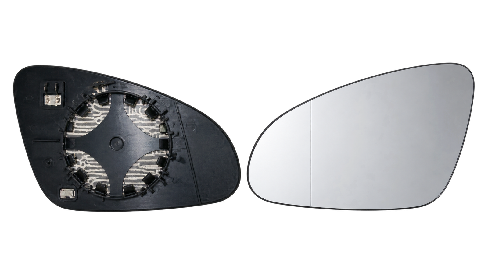 Spiegelglas links voor OPEL