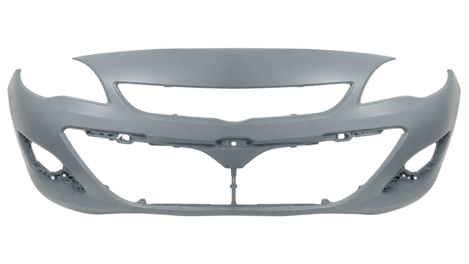 Voorbumper met mistlampgaten in primer voor Opel Astra