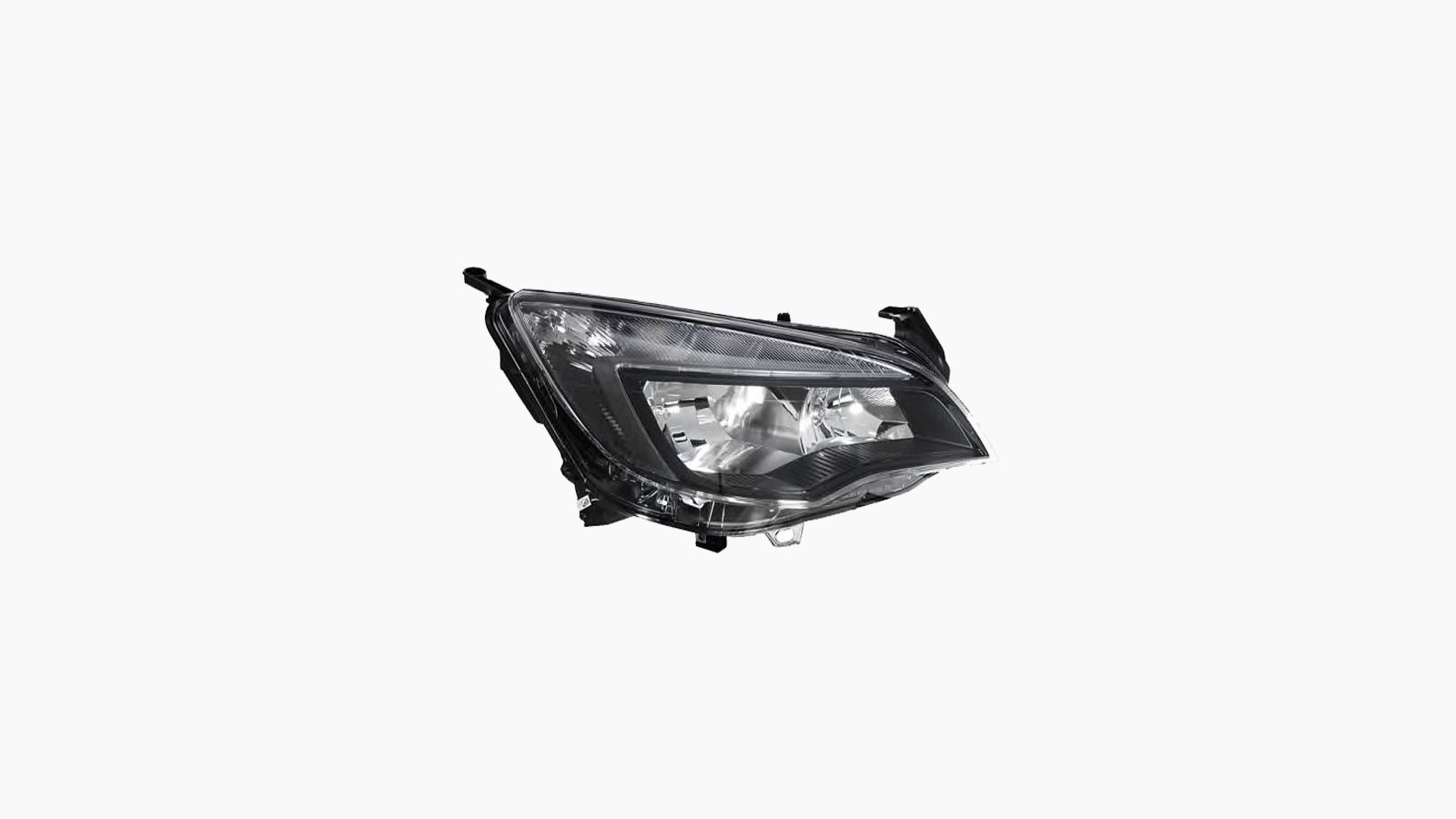 Unit DEPO E 2Xh7 / DRL / LED Elektrisch Verstelbaar Met Motor Zwart