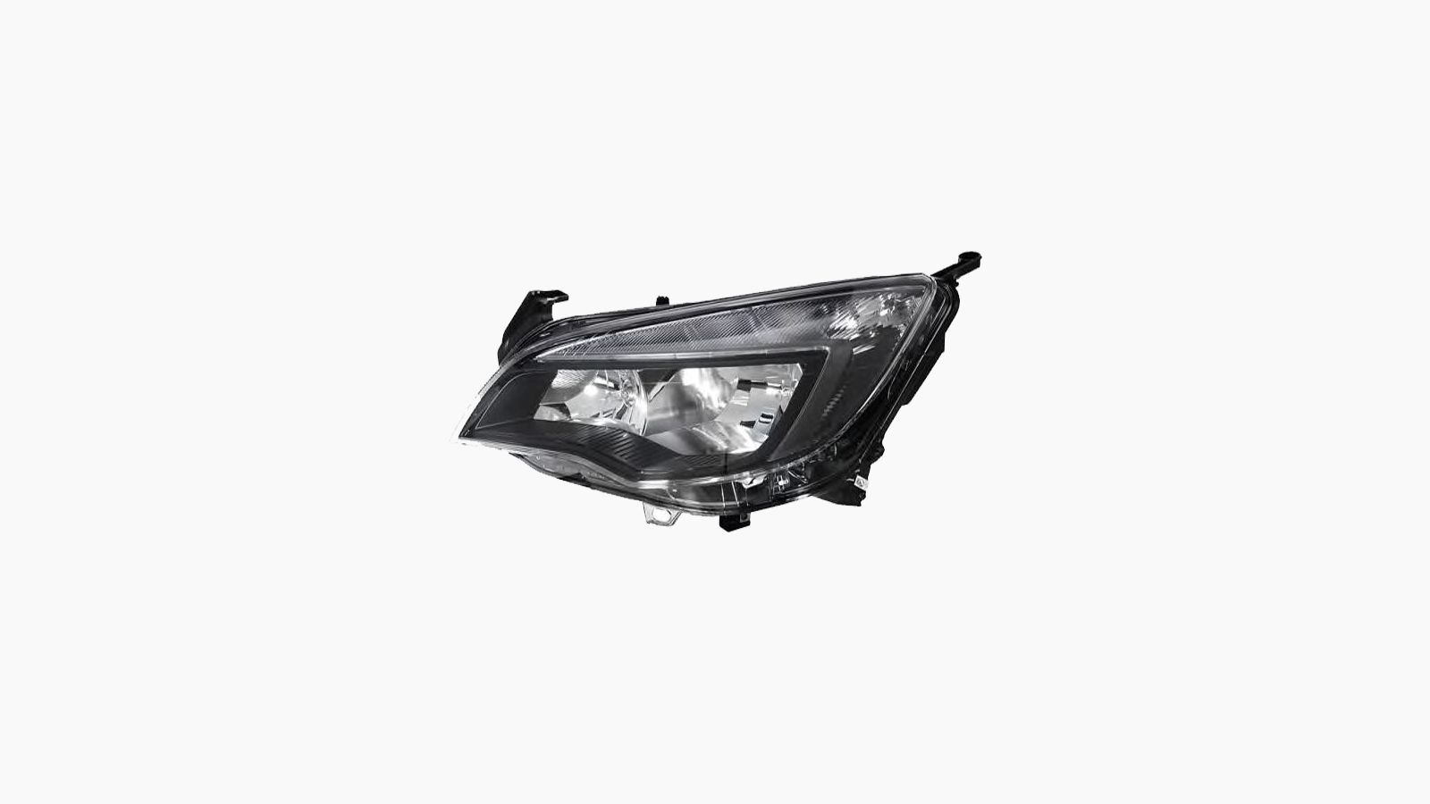 Unit DEPO E 2Xh7 / DRL / LED Elektrisch Verstelbaar Met Motor Zwart
