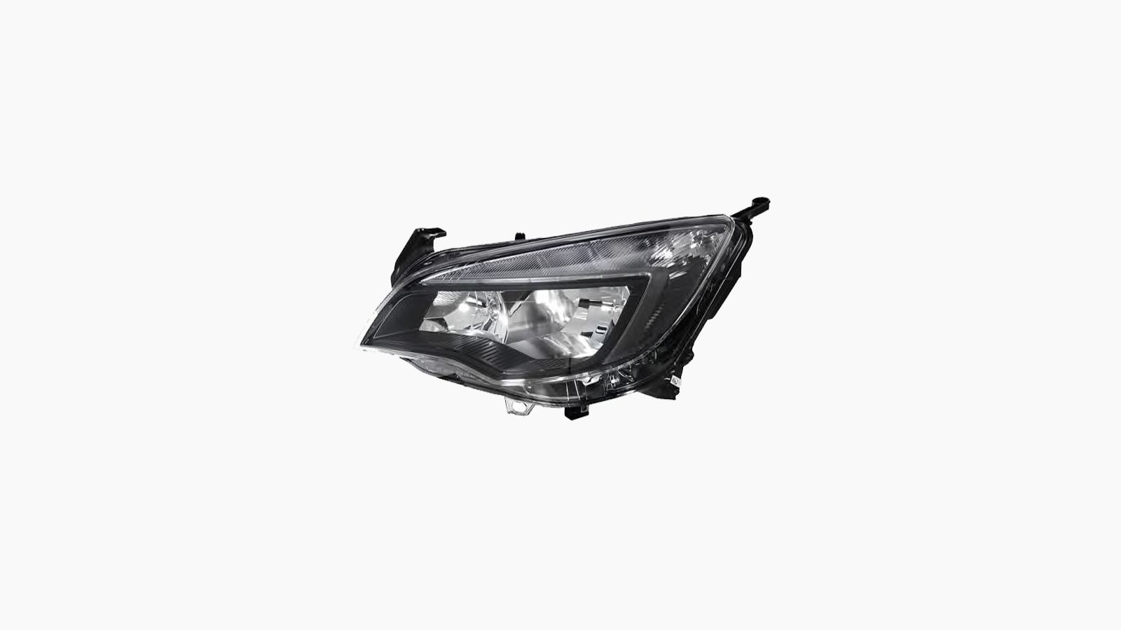Unit TYC E 2Xh7 / DRL / LED Elektrisch Verstelbaar Met Motor Zwart
