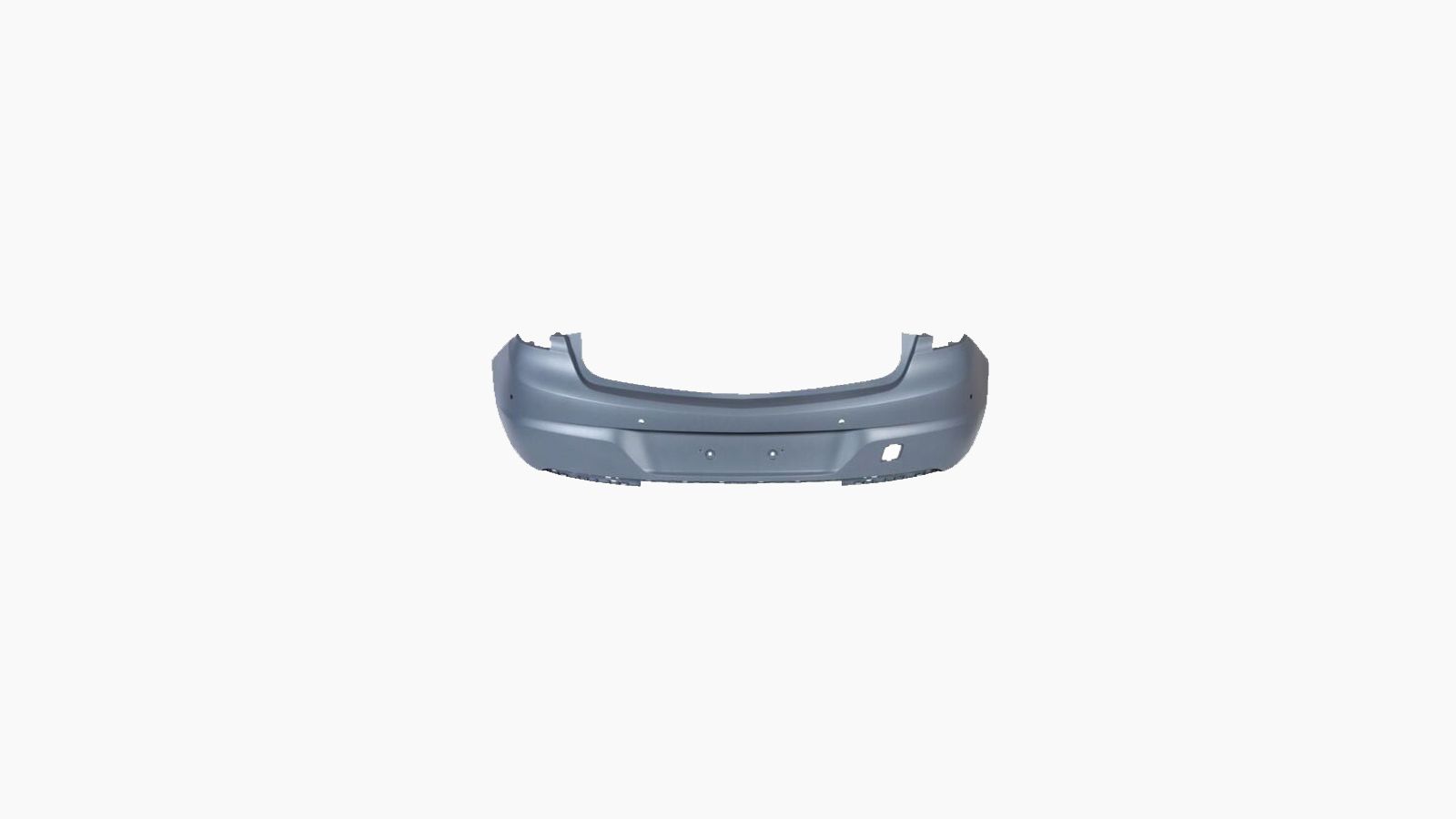 Achterbumper In Primer 5 Deurs Hatchback 4 Pdc / 2 Park Assist Gaten