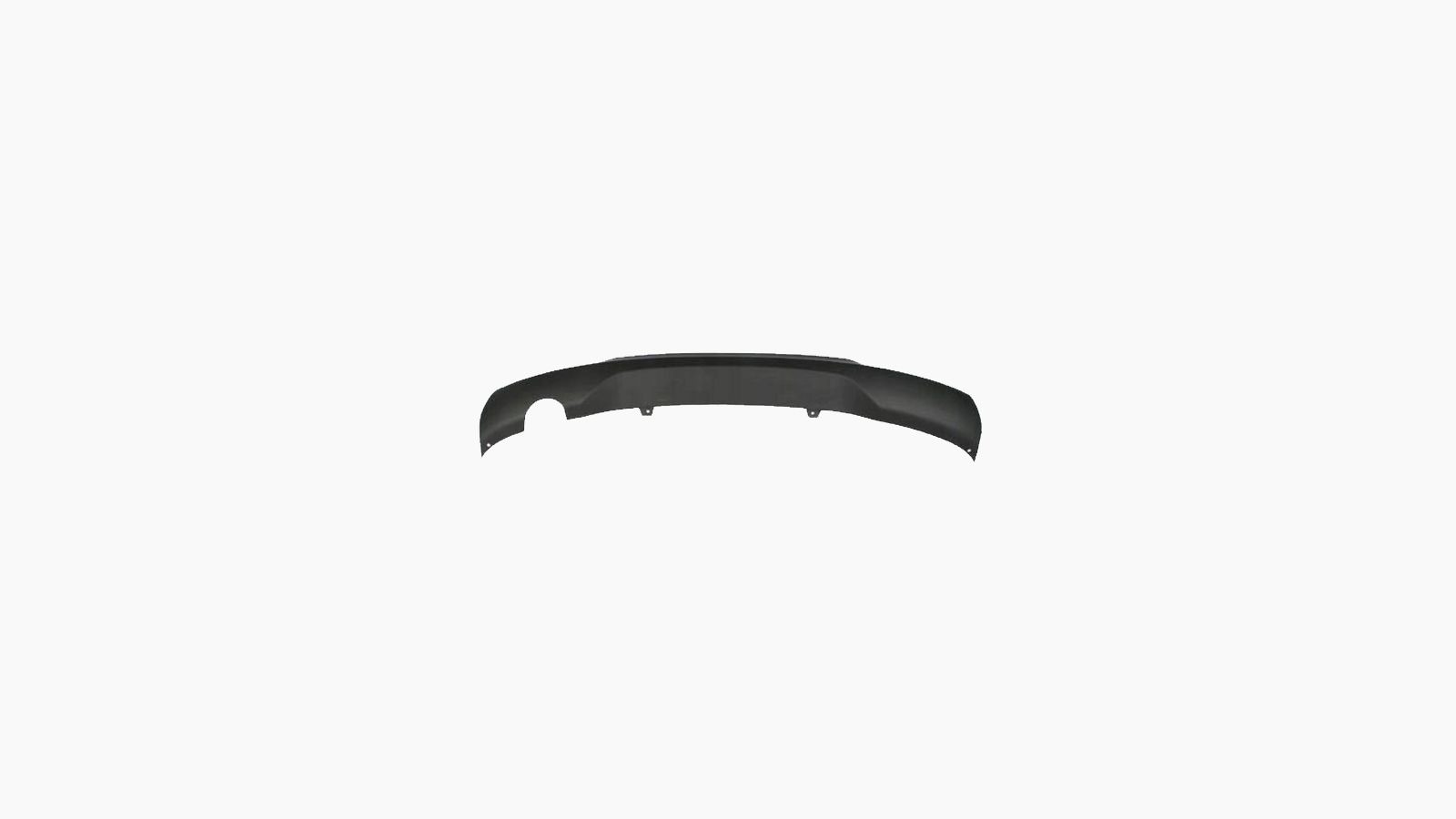 Achterbumperspoiler Zwart 5 Deurs Hatchback