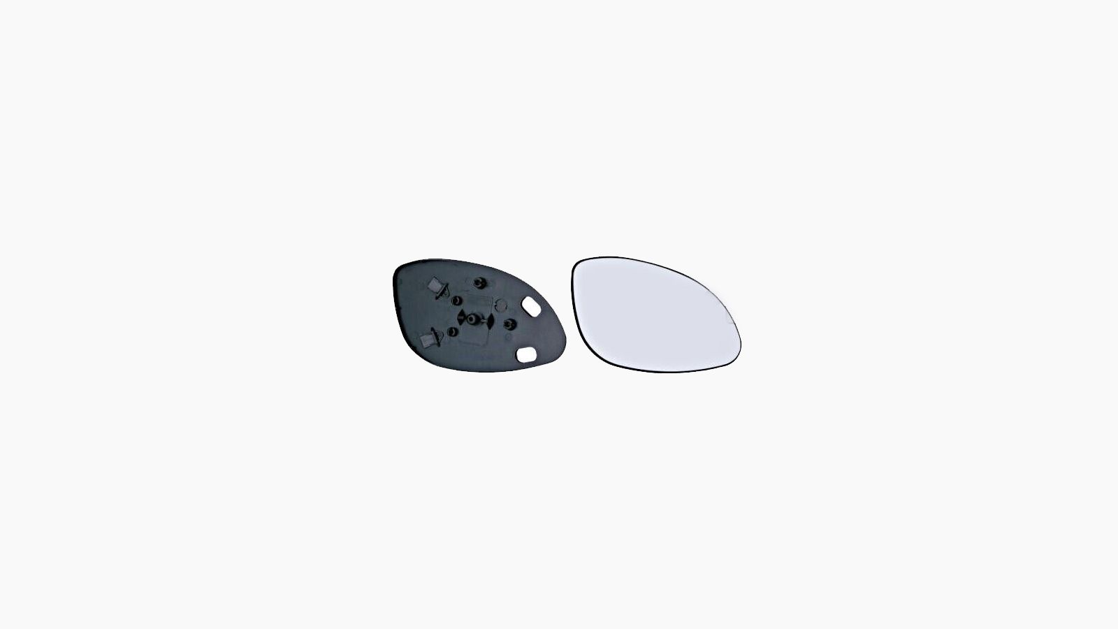 Spiegelglas Met Montageplaat