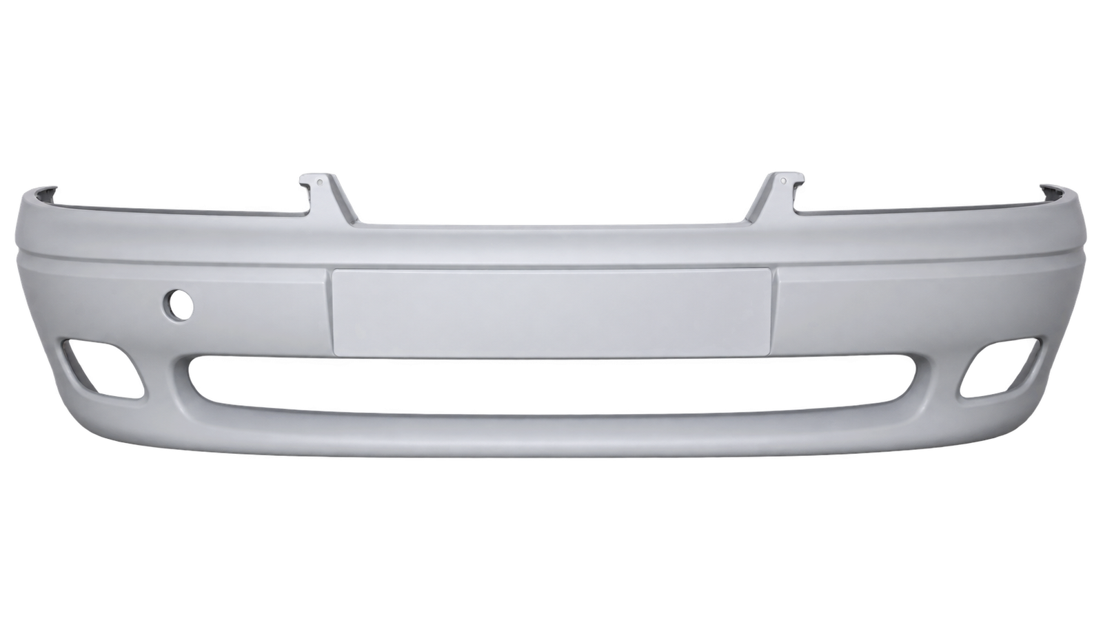 Voorbumper met mistlampgaten in primer voor Opel Vectra 1999-2002