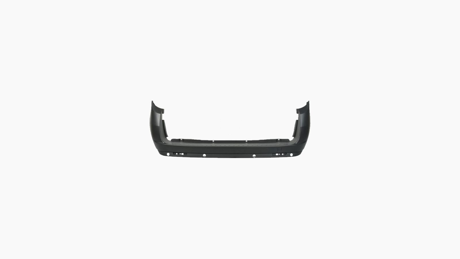Achterbumper Zwart / Pdc Gaten 2 Achterdeuren
