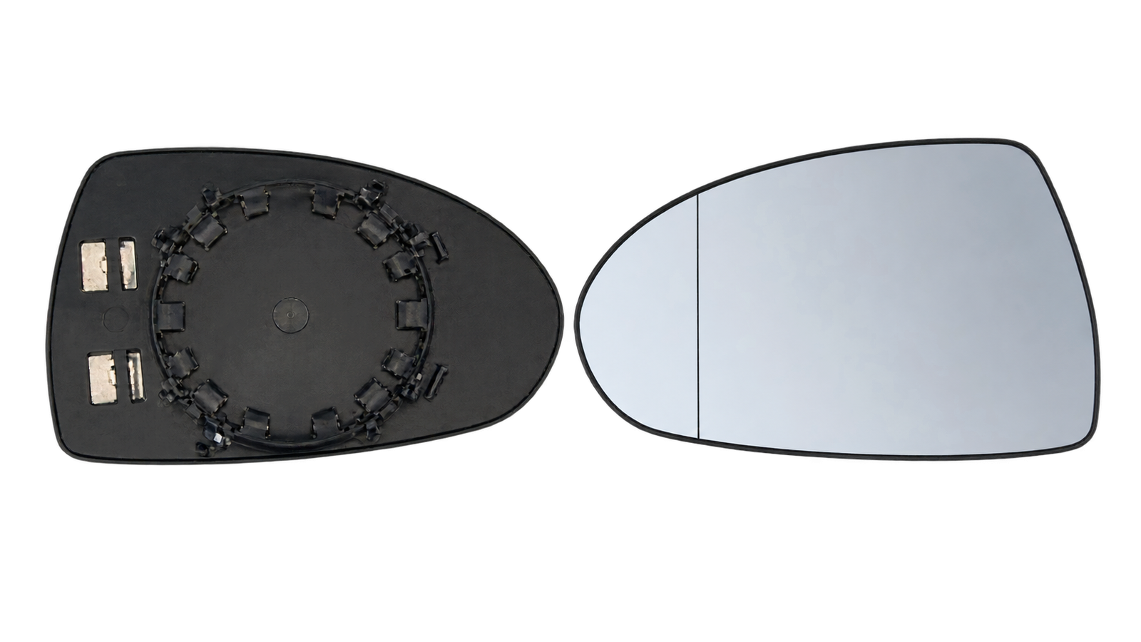 Spiegelglas links voor OPEL CORSA