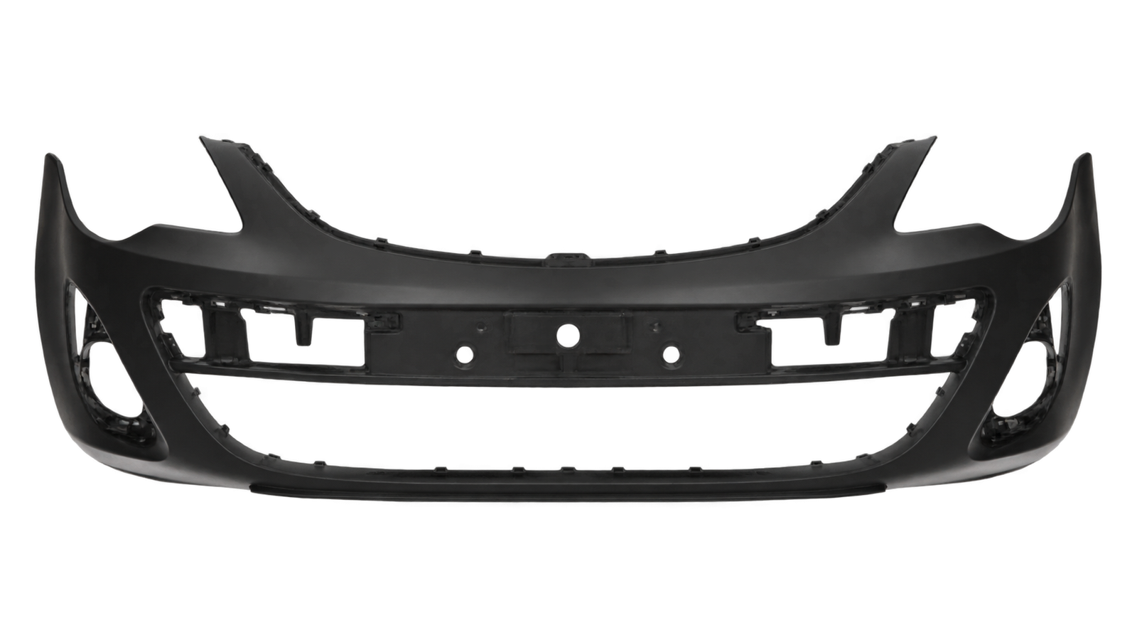 Voorbumper met mistlampgaten in primer voor Opel Corsa D 2011-2014