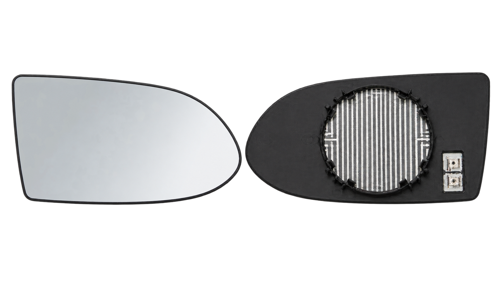 Spiegelglas rechts voor OPEL ZAFIRA 1999-2005