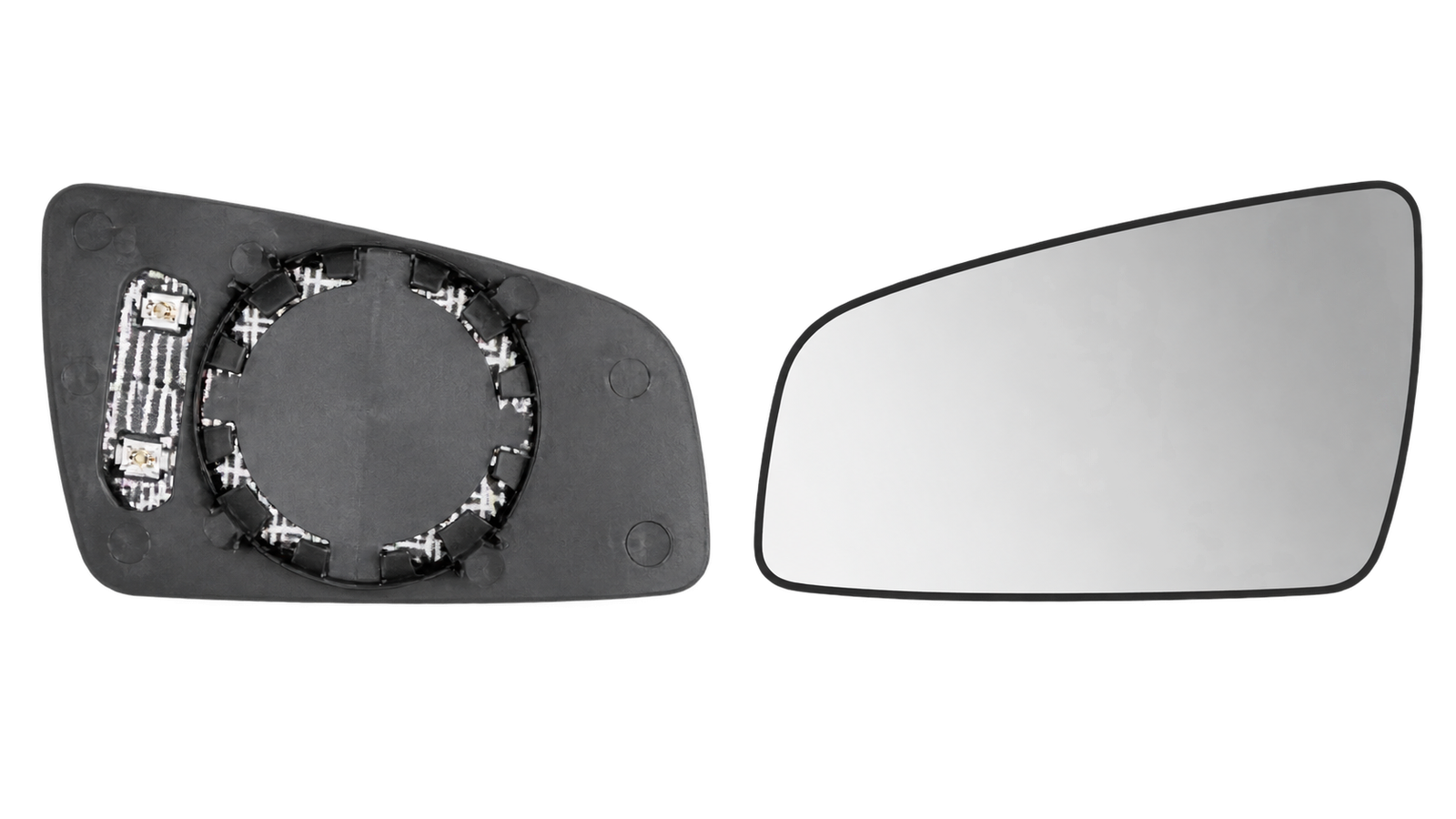 Spiegelglas links voor OPEL ZAFIRA B 2005-2008