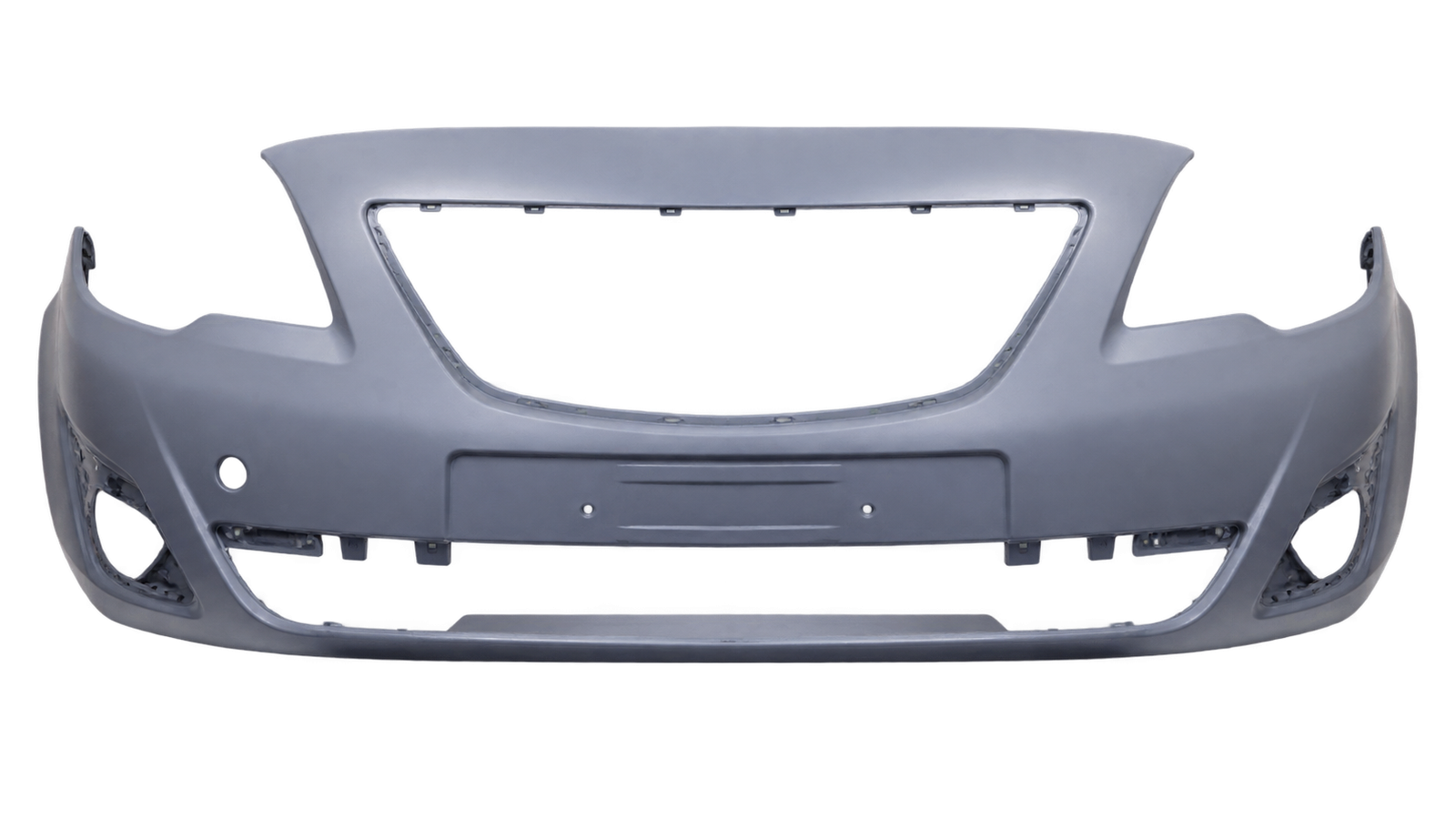Voorbumper met mistlampgaten in primer voor Opel Meriva 2010-2014