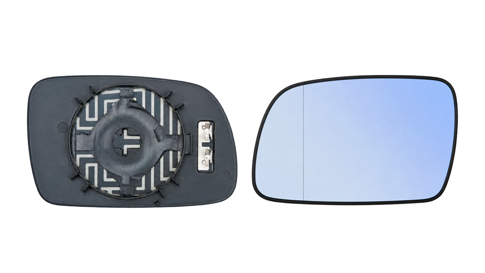 Spiegelglas rechts voor Peugeot 4-07