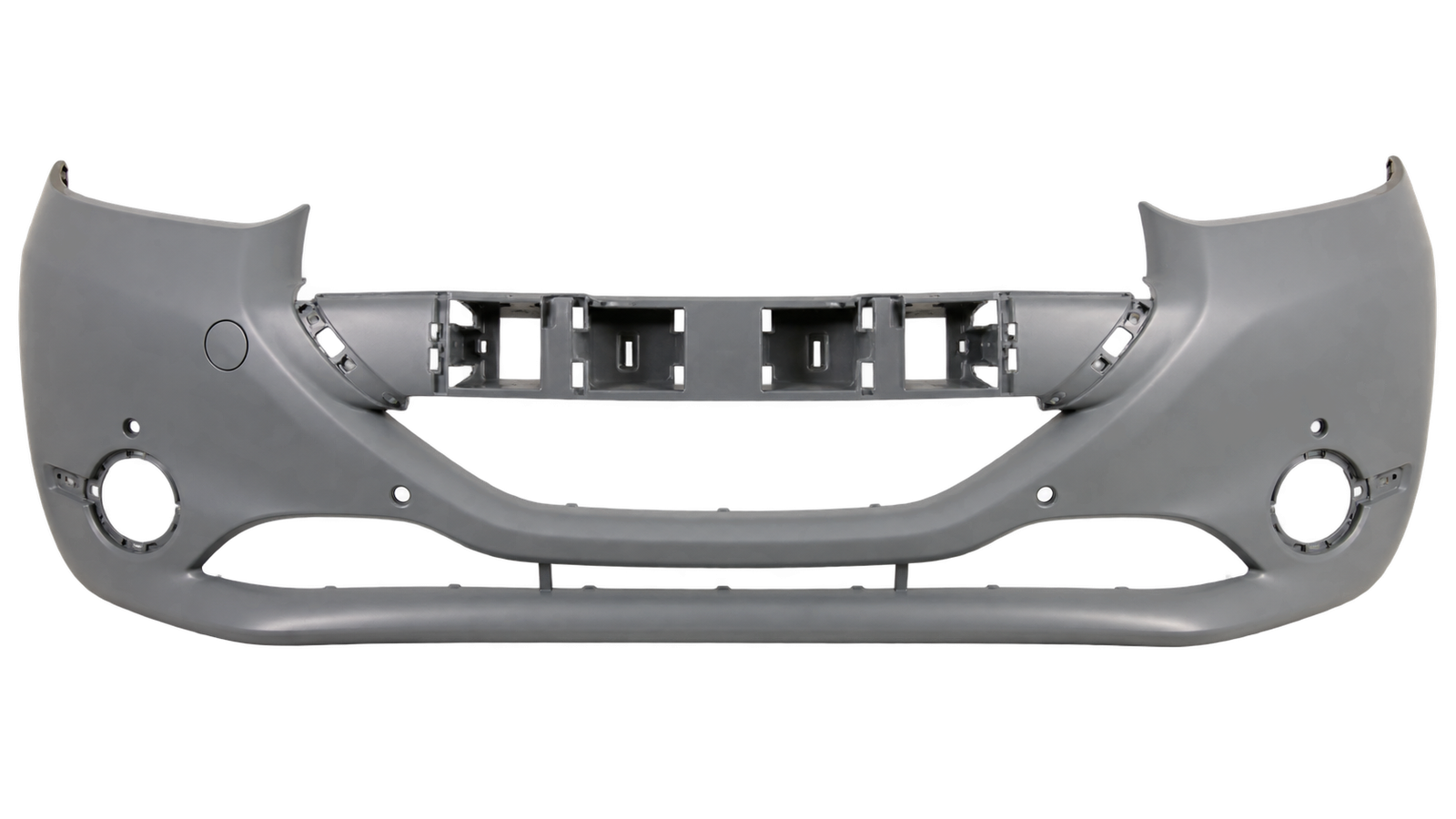 Voorbumper met PDC en mistlampgaten in primer voor Peugeot 208 2012-2015