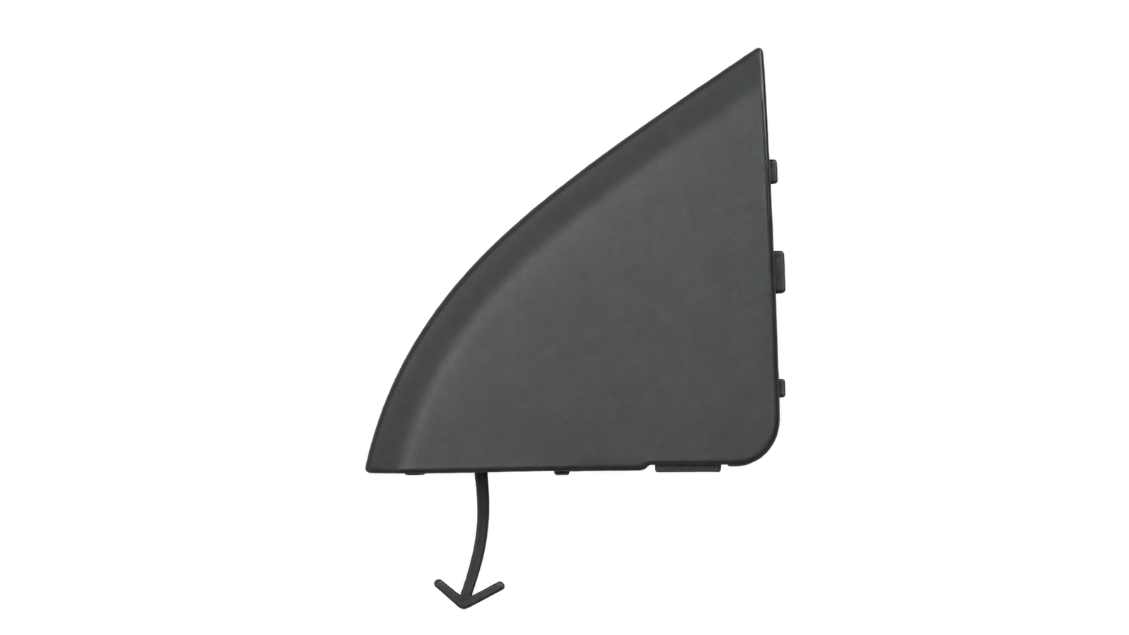 Afdekkap bumper voor Peugeot 1-07 2012-2014