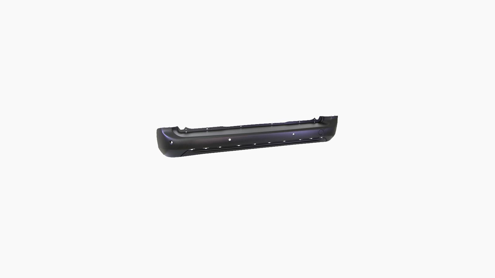 Achterbumper Zwart / Pdc / Lijst Gaten