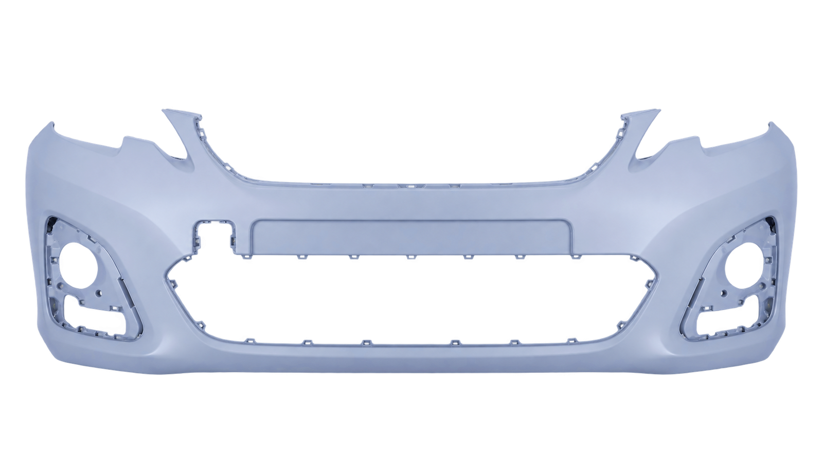 Voorbumper met mistlampgaten in primer voor Peugeot 108 2014-2021