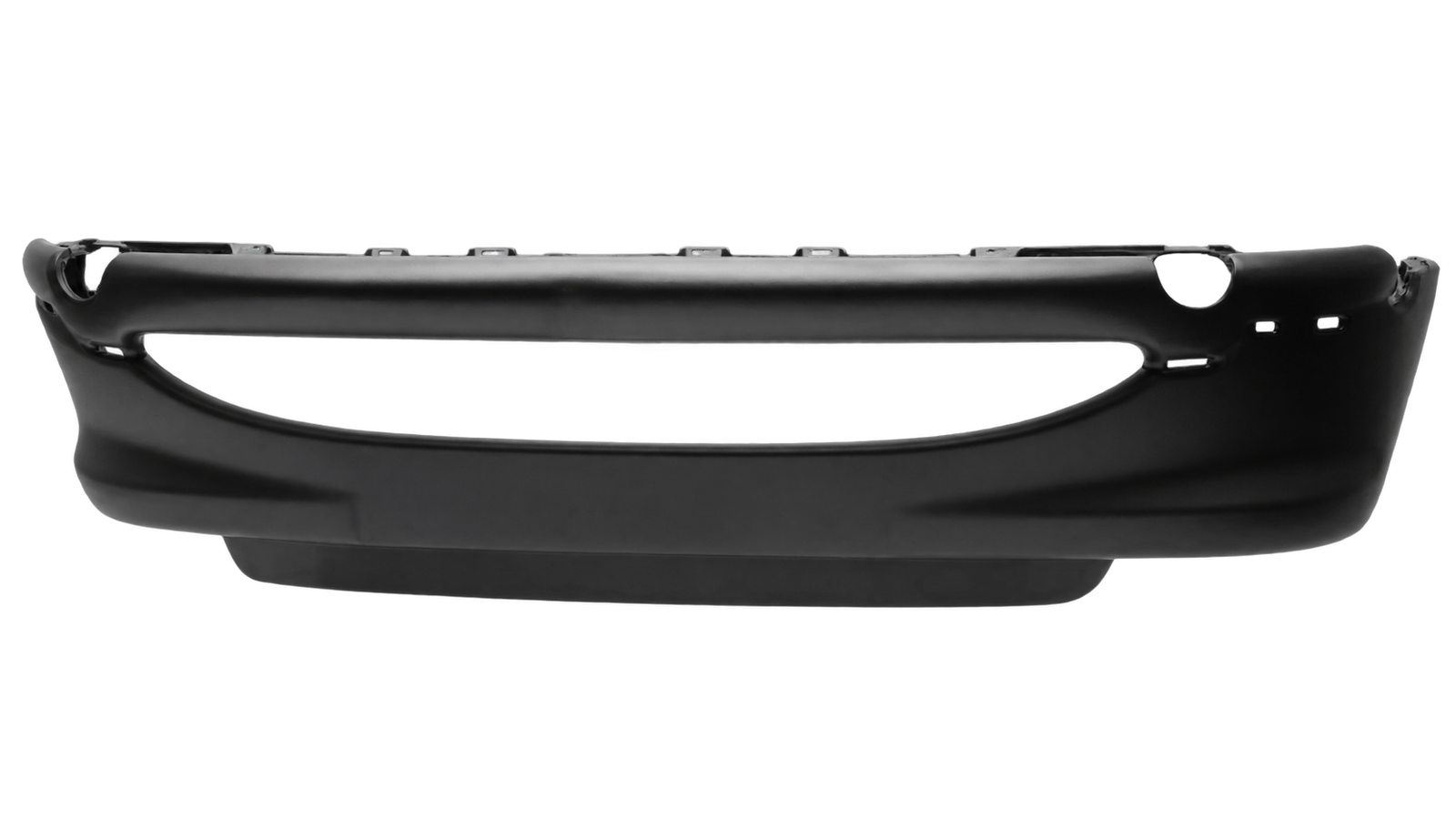 Voorbumper zwart voor Peugeot 206 1998-2009