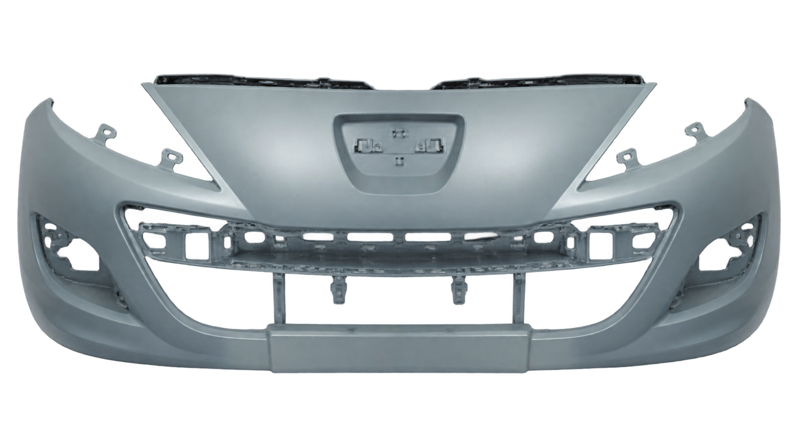 Voorbumper met mistlampgaten in primer voor Peugeot 207