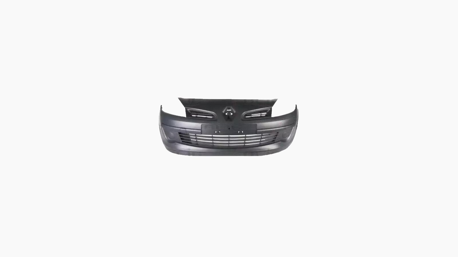 Voorbumper In Primer Mistlampgaten / Middengrille