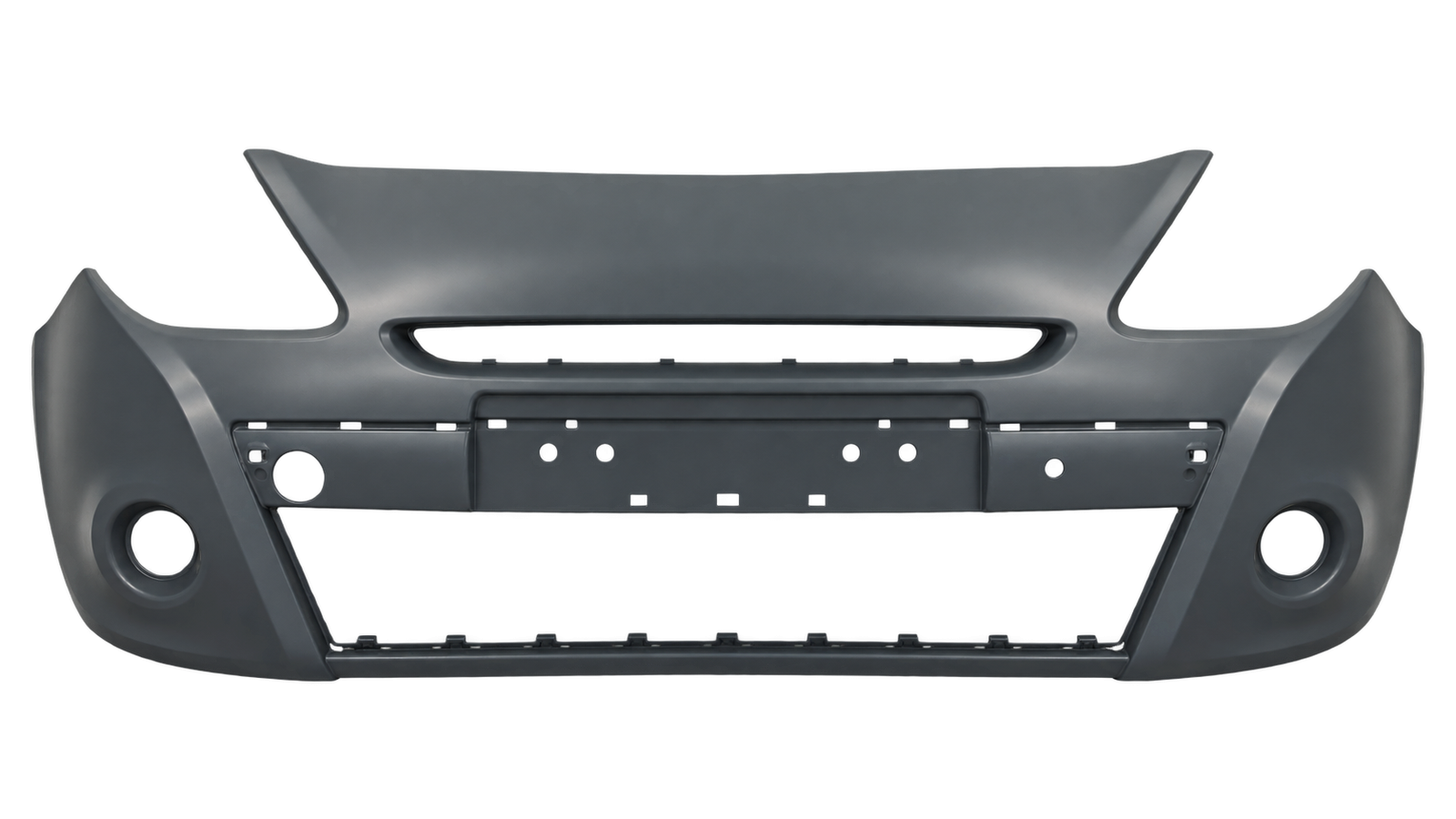 Voorbumper met mistlampgaten in primer voor Renault CLIO