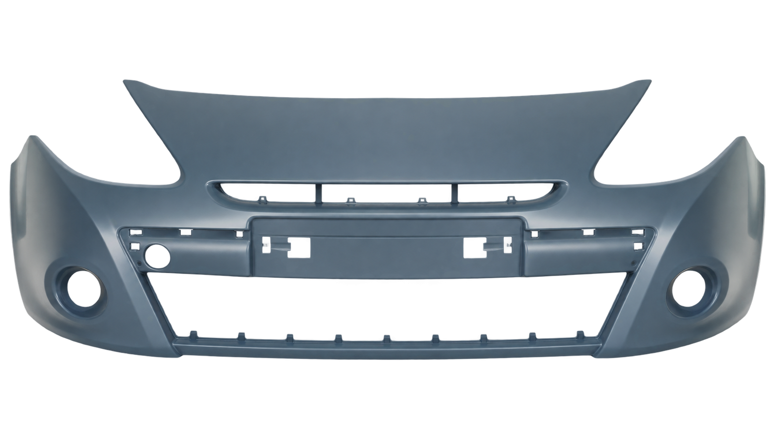 Voorbumper met mistlampgaten in primer voor Renault CLIO