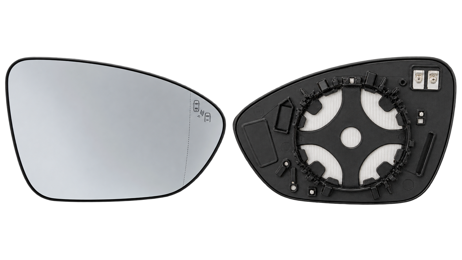 Spiegelglas links voor DACIA