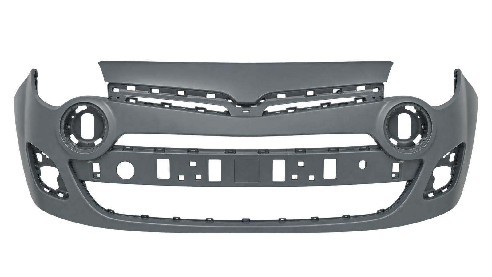 Voorbumper met mistlampgaten in primer voor Renault TWINGO 2011-2014