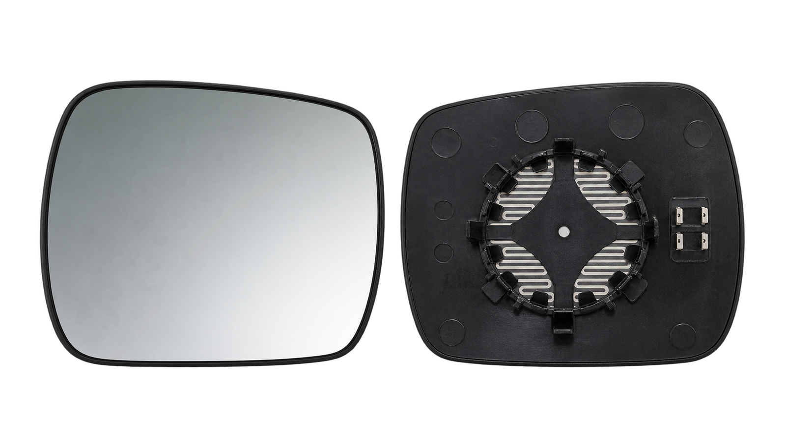 Spiegelglas links/rechts voor RENAULT KANGOO 2008-2013