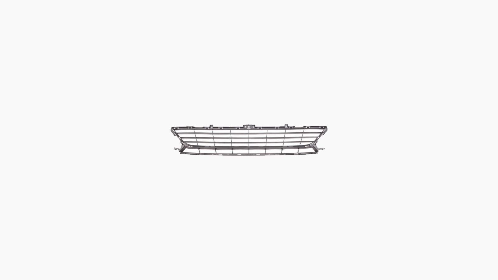 Middengrille Voorbumper Onder Zwart