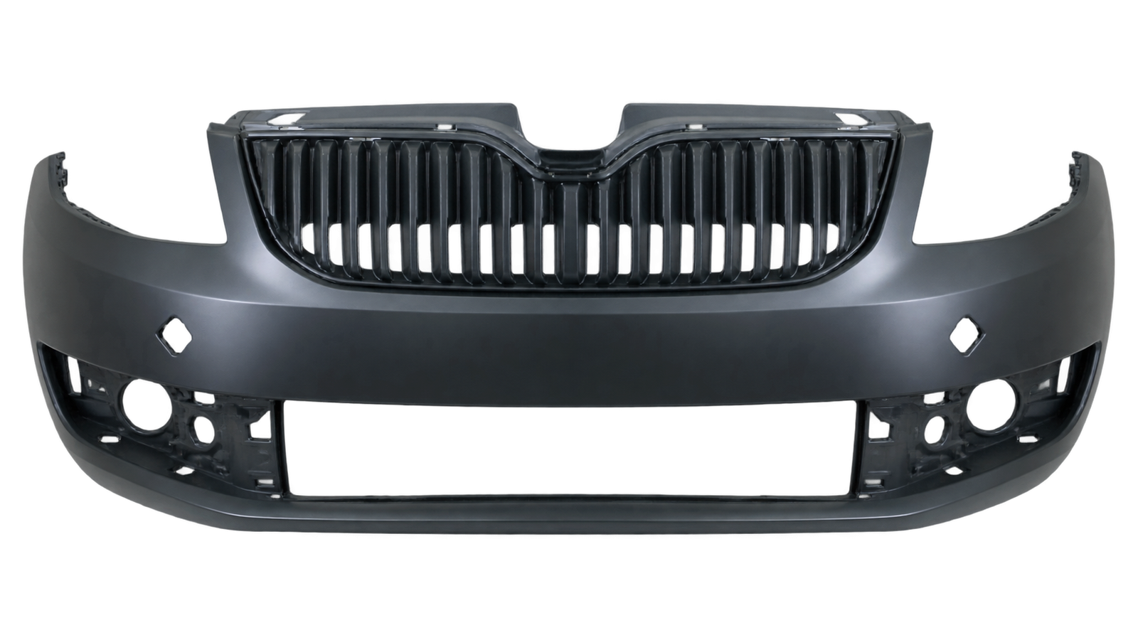 Voorbumper met mistlampgaten in primer voor Skoda OCTAVIA 2013-2017
