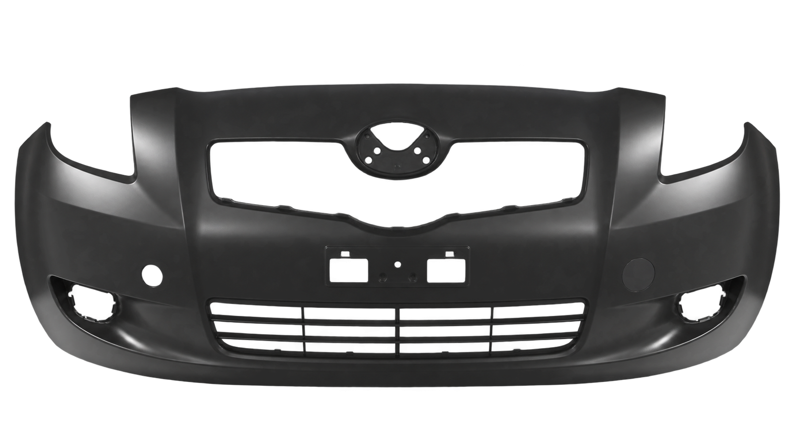 Voorbumper met mistlampgaten in primer voor Toyota YARIS 2005-2009