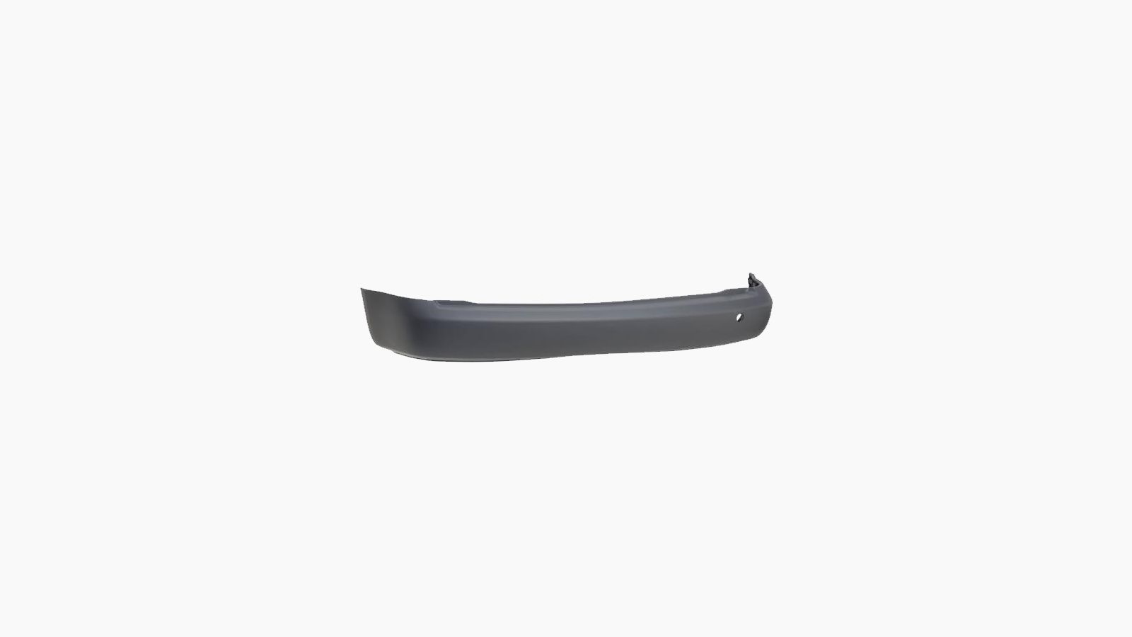 Achterbumper Zwart / Kort Chassis