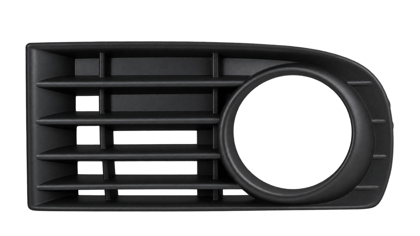 Zijgrille in voorbumper met mistlampgat (niet geschikt voor GTi) voor VOLKSWAGEN GOLF 5 2003-2008