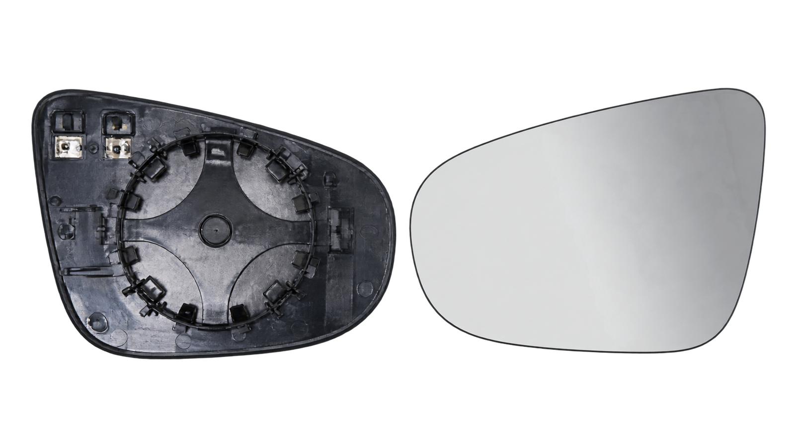 Spiegelglas rechts voor VOLKSWAGEN