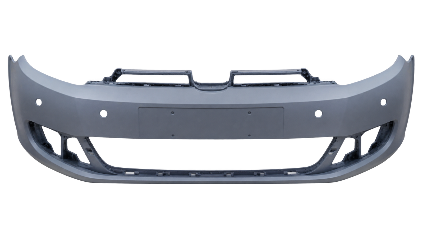 Voorbumper met 4 PDC-gaten in primer voor Volkswagen Golf 6 2008-2012
