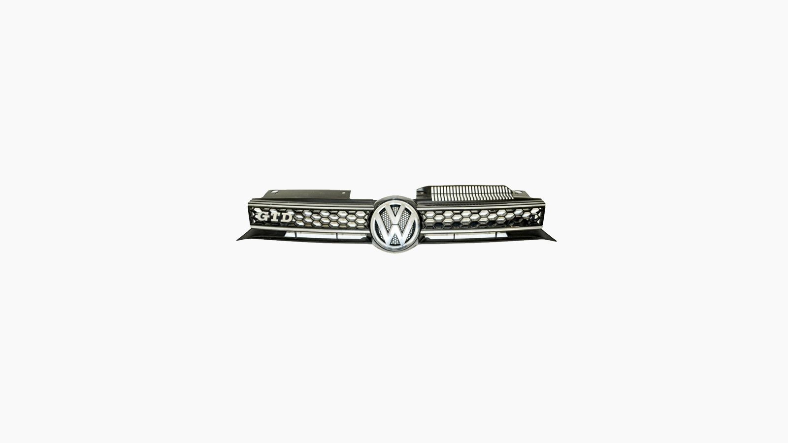 Grille Gtd Zwart Met Chromen Lijsten