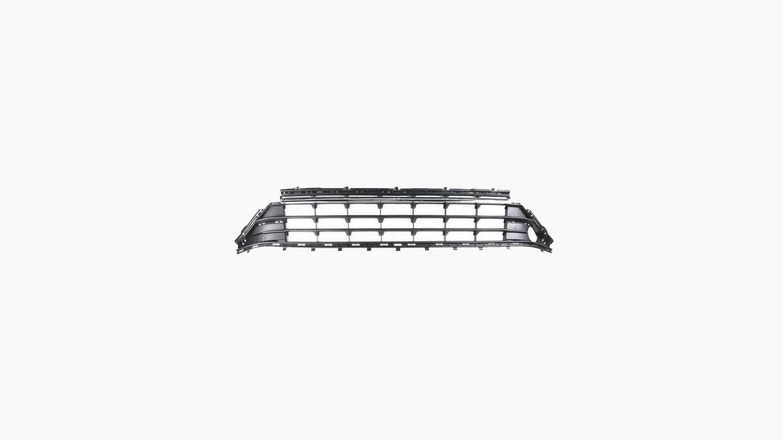 Bumpergrille Zwart / 1 Chroomlijst