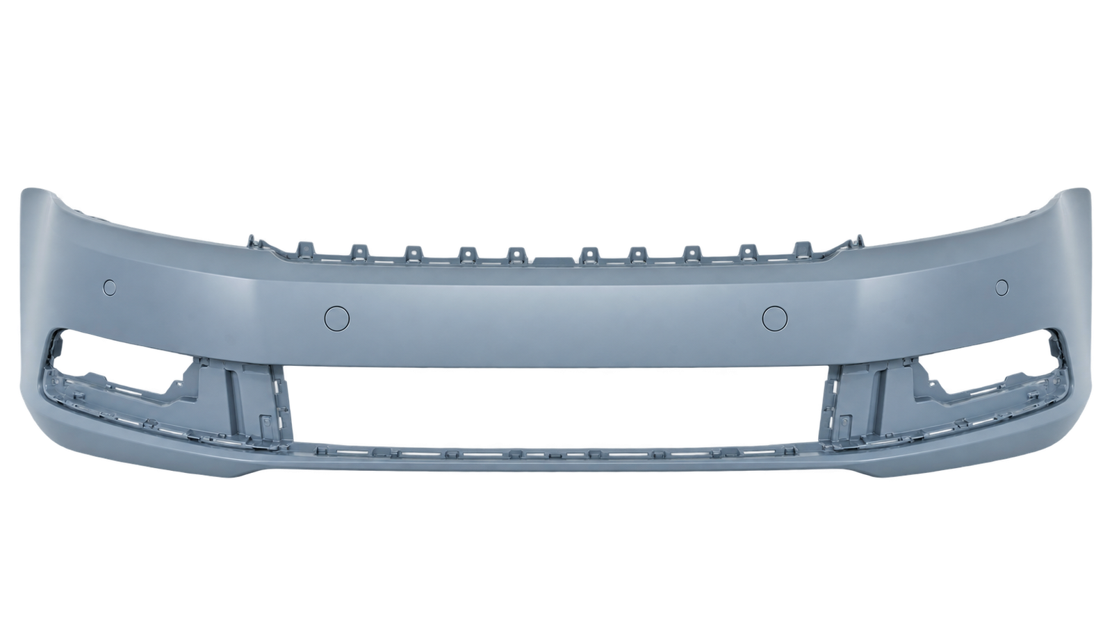 Voorbumper met 4 PDC-gaten in primer voor Volkswagen Passat 2010-2014